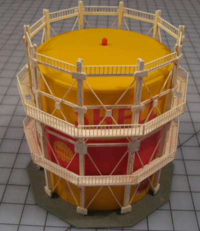 Shell oil tank